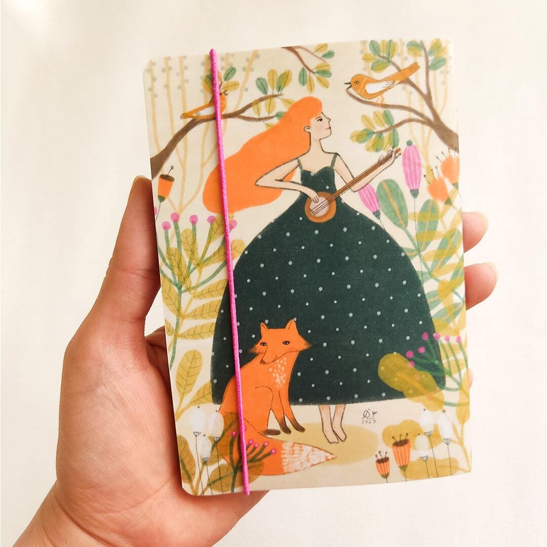  تصویرسازی پاییزی روباهی 