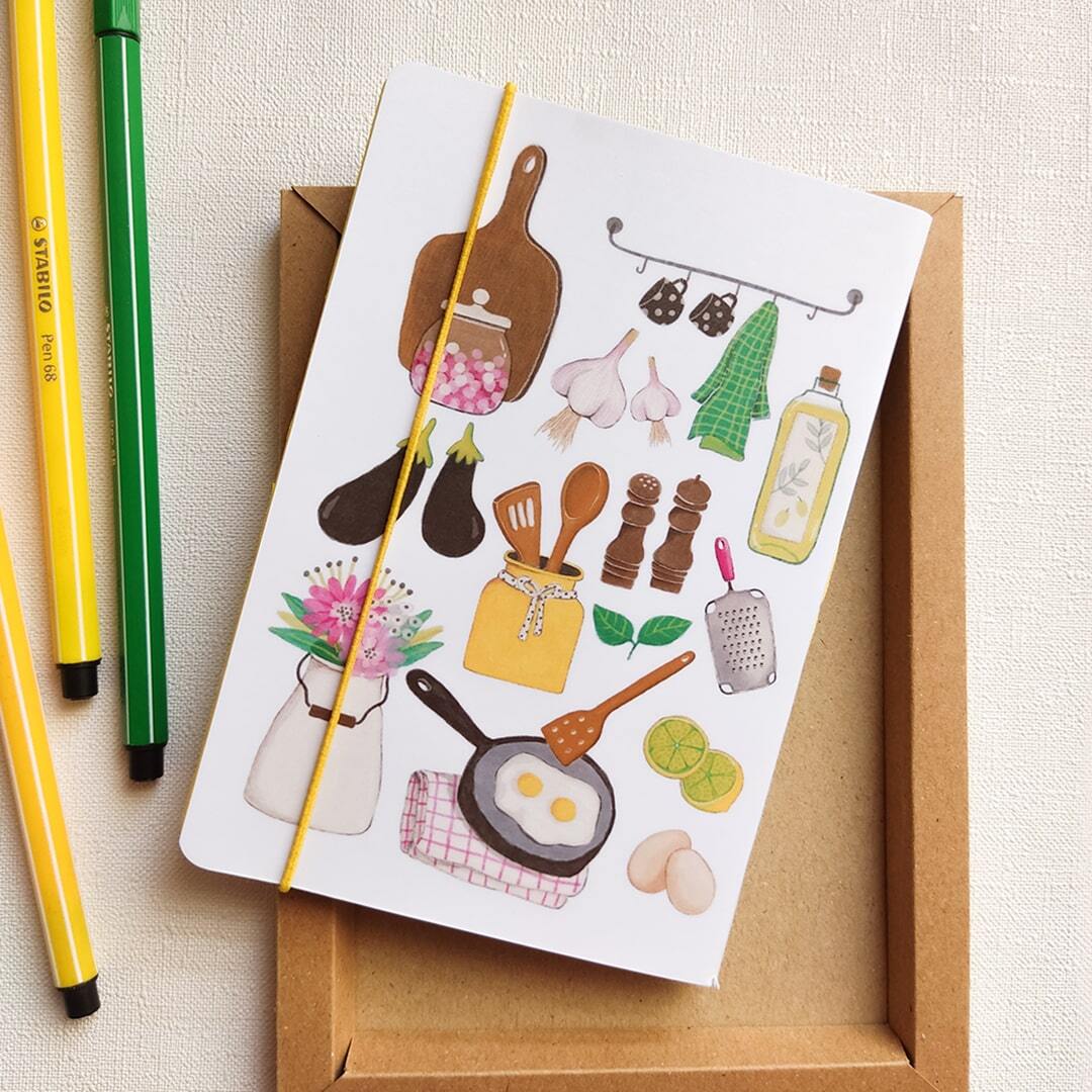  تصویرسازی آشپزخانه و وسایل کیک پزی 